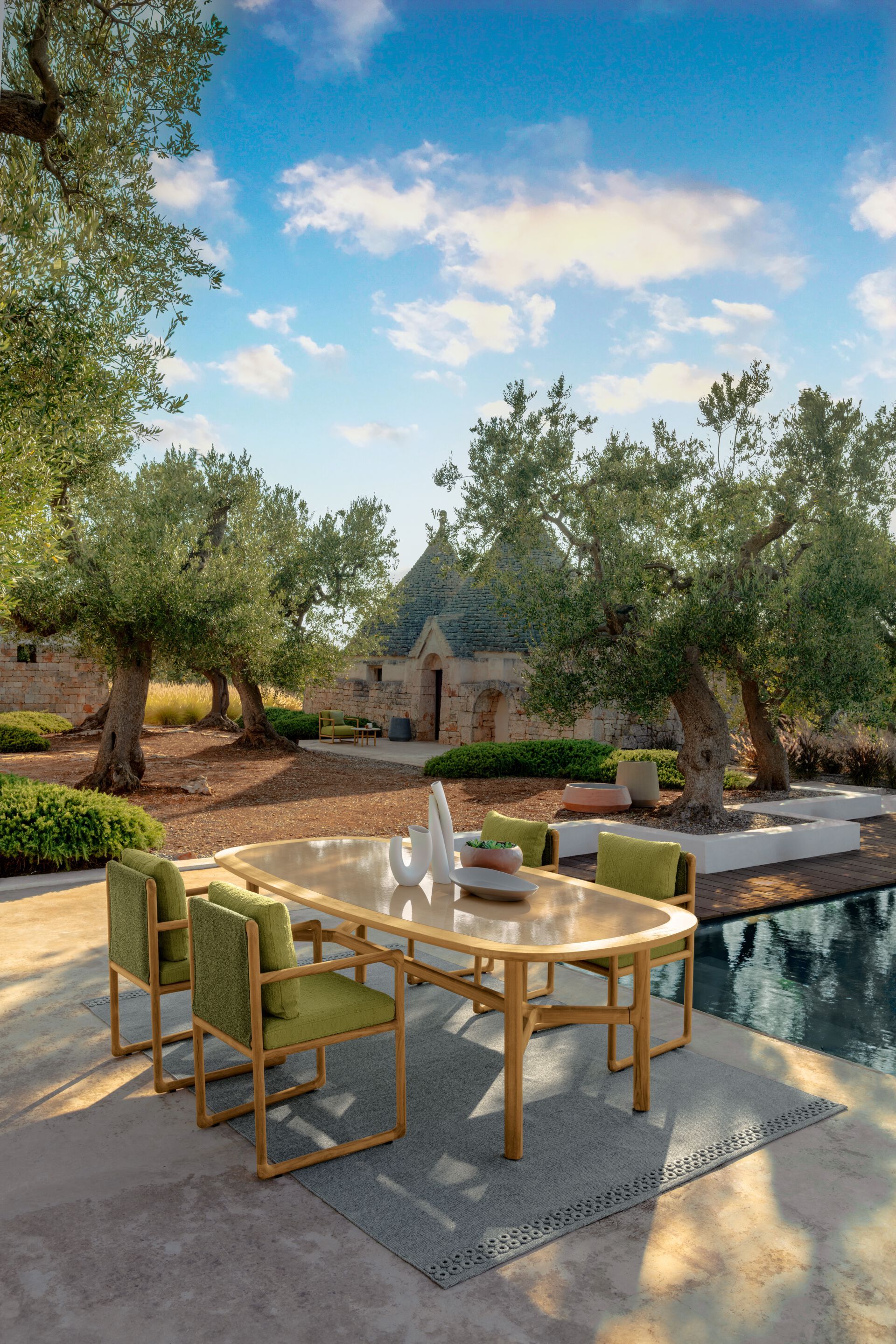 Тканевый садовый стул с подлокотниками Talenti Jun ARCH-00112207 - Вид №3