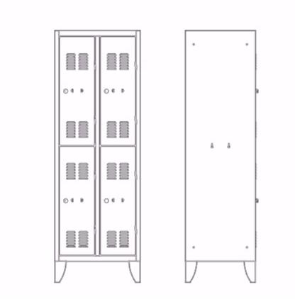 Dieffebi Шкафчик Lockers 125_n000c7035 - Вид №4