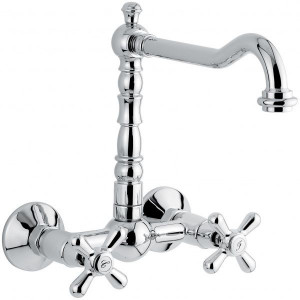 12645BR Настенный смеситель Deco Old для кухни, цвет бронза