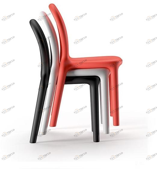 Plust Пластиковый стул в современном стиле Chloè Chloe sun-id-1425345