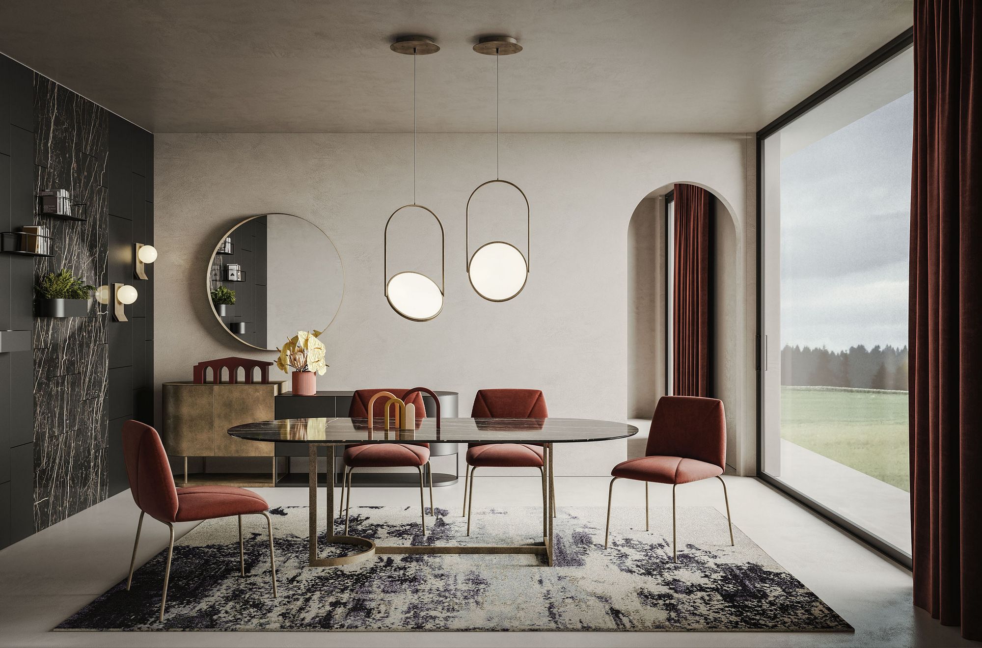 Регулируемая металлическая светодиодная подвесная лампа Ronda Design Lift ARCH-00091411 - Вид №5