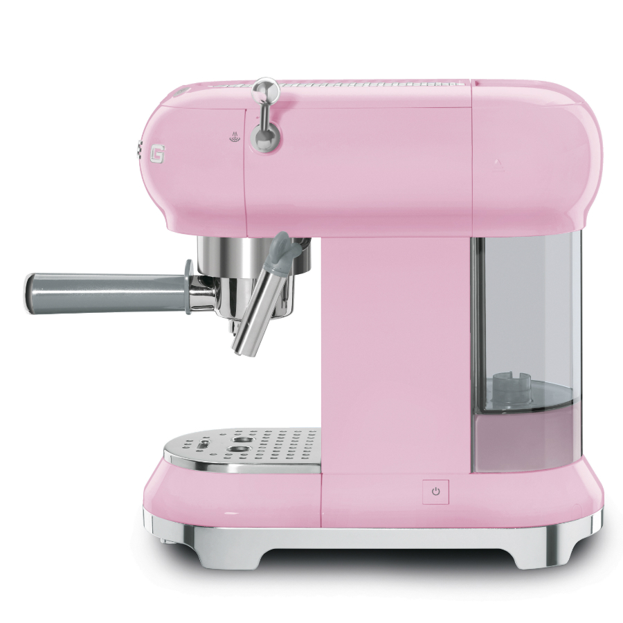 Кофемашина-эспрессо Smeg, розовая ECF01PKEU - Вид №5