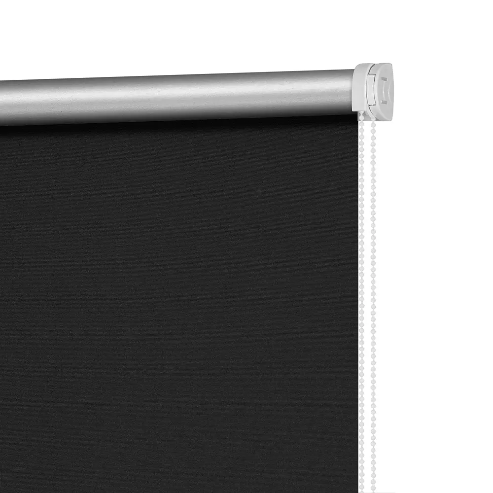 Штора рулонная блэкаут Плайн 160x175 см черная Santreyd STLM-2153986