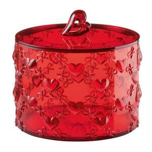 Контейнер с крышкой Love большой красный