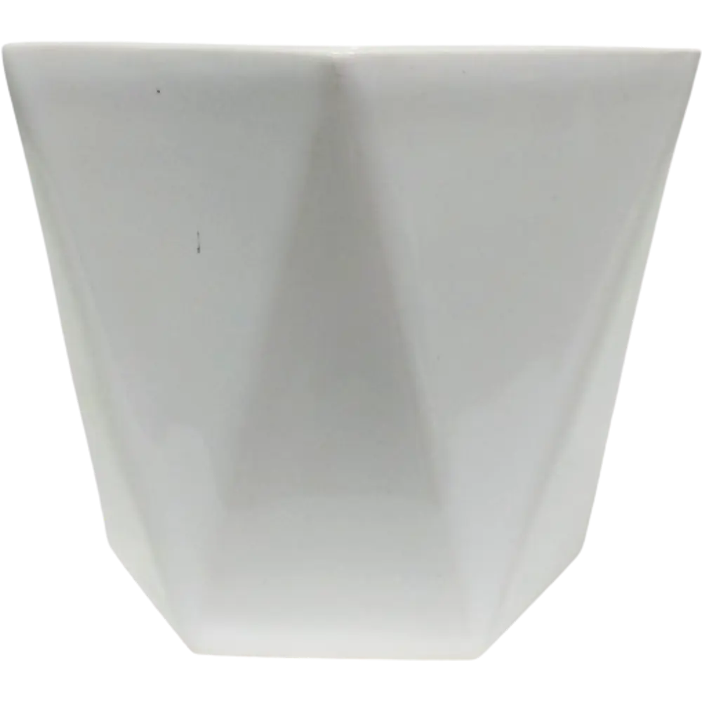 Кактусник 9x10x9 см v0.49 л керамика белый Santreyd STLM-2098383 - Вид №3