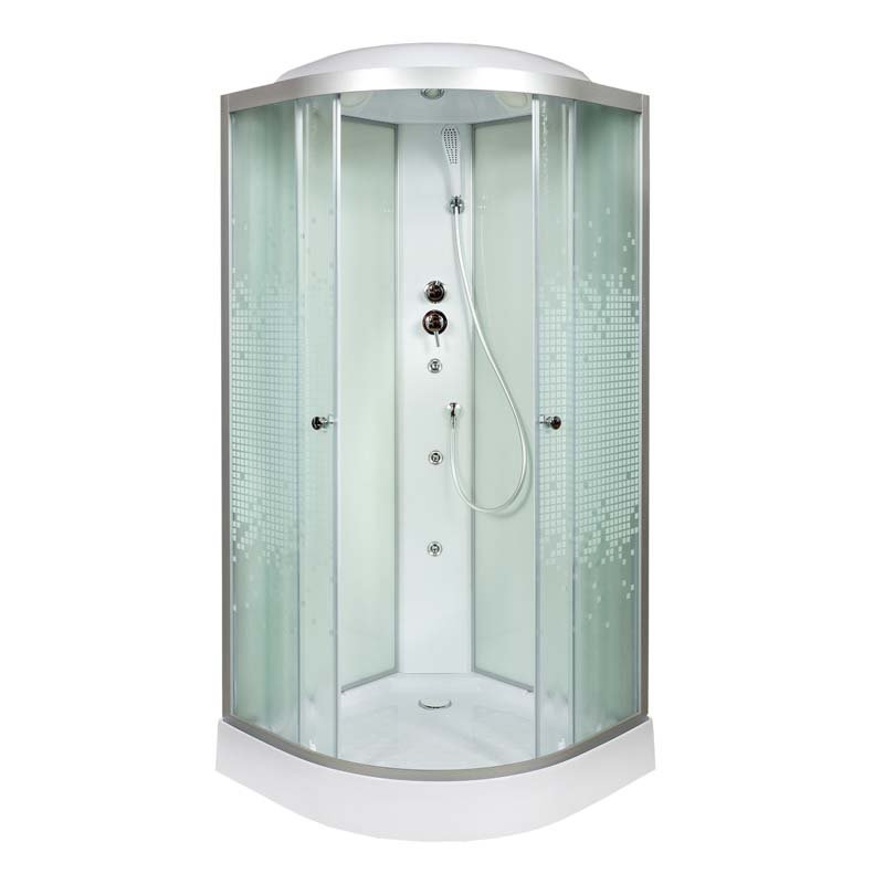 А09 LED Душевая кабина DETO Серия А L 901 с гидромассажем - Вид №16