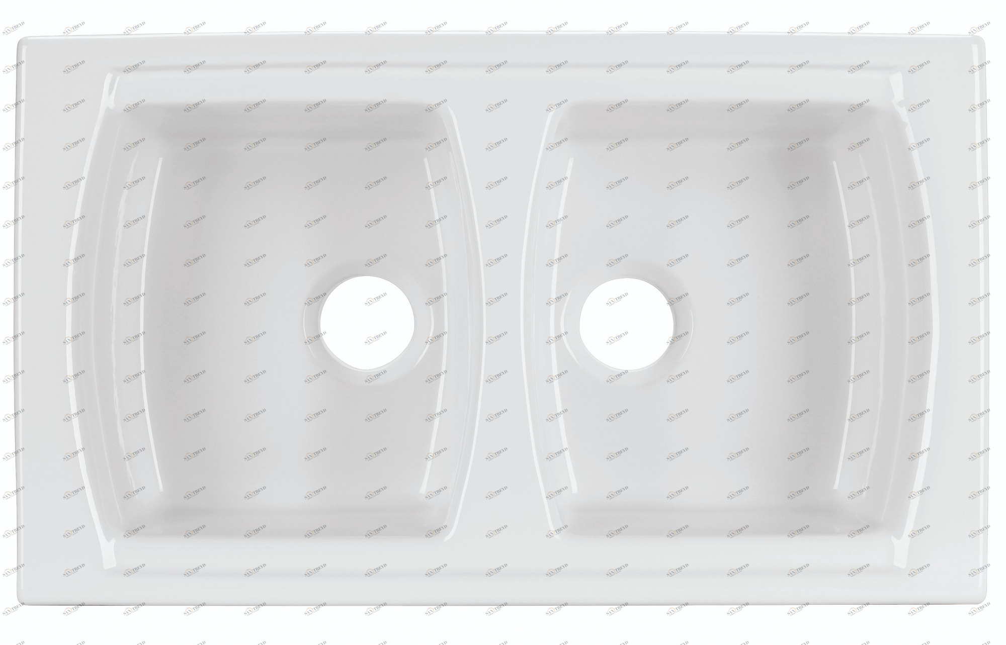 722300 Подвесная раковина настенная прямоугольная Sanindusa Lusitano белая