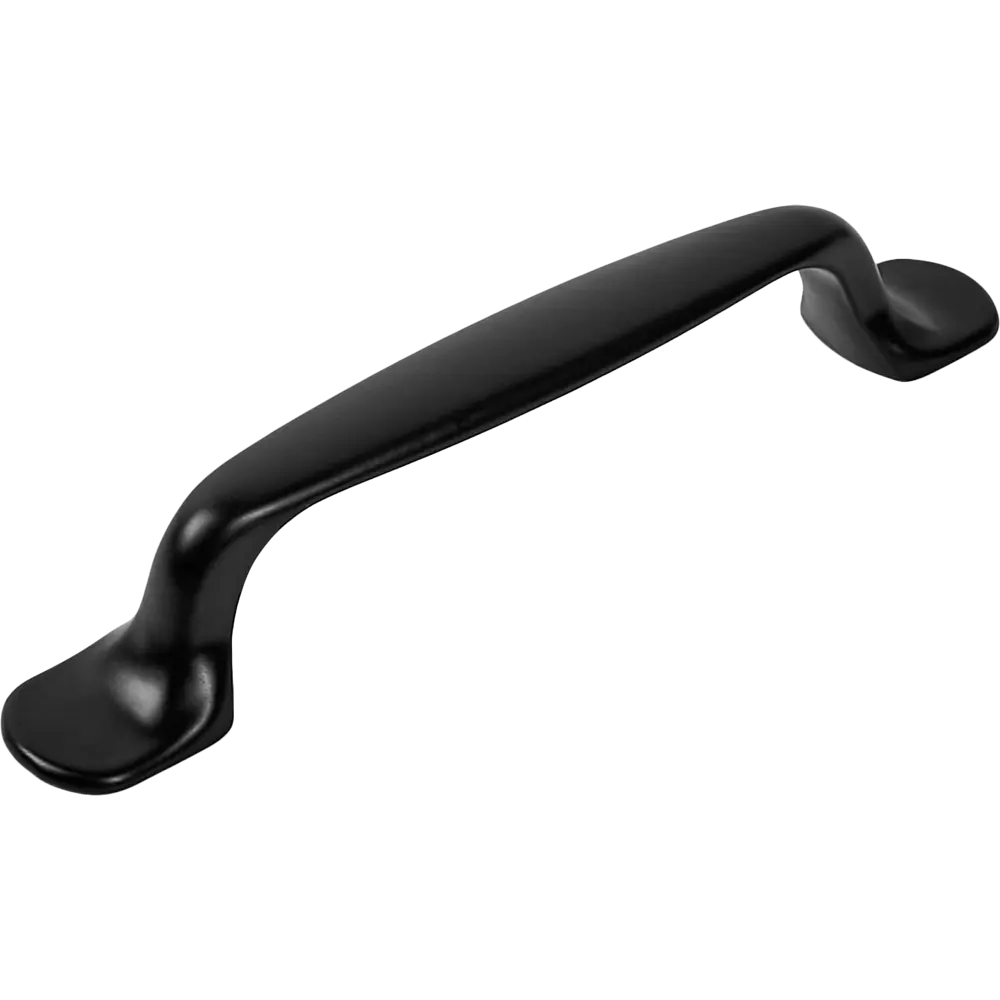 Мебельная ручка-скоба KONSENSA Камо 96 мм матовая черная STLM-2042082