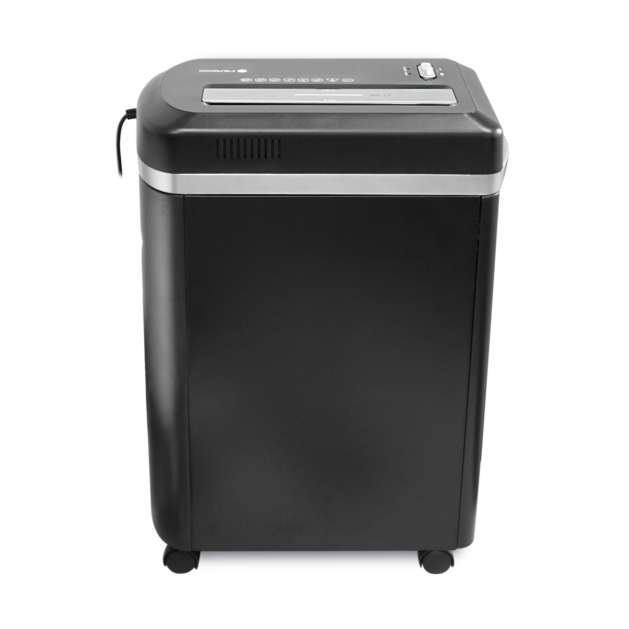 УМ22-5 Уничтожитель документов , din p-5 (5 ур-нь секр.), фрагмент 2х8мм, 9-10 лист (70г/м2), cd/пл.карты/скрепки/скобы, 22 литра Гелеос Santreyd  - Вид №3