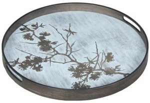 Ethnicraft Круглый деревянный поднос Classic 20335