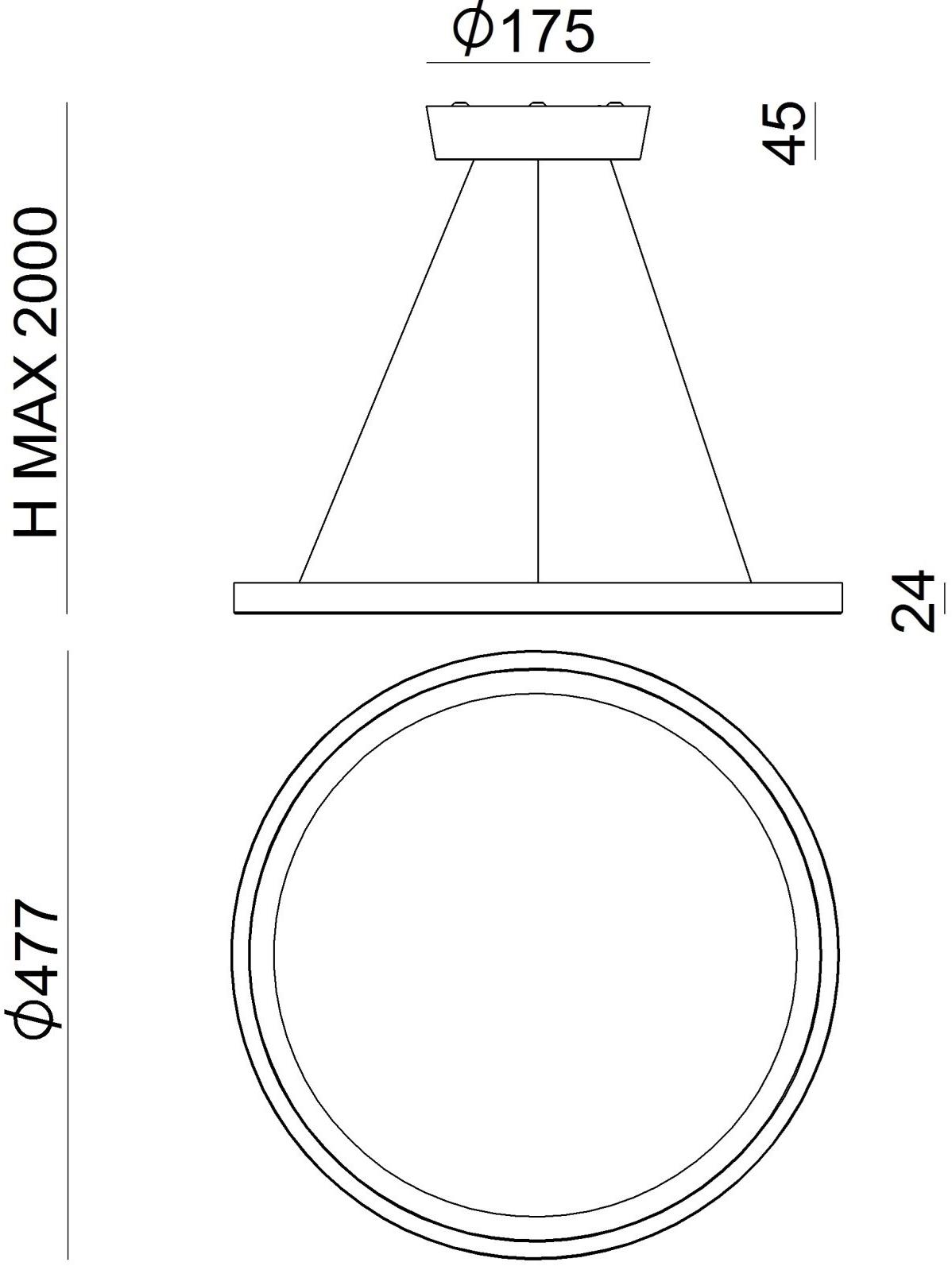 Linea Light Group Светодиодная подвесная лампа Hinomaru sun-id-1427082 - Вид №2