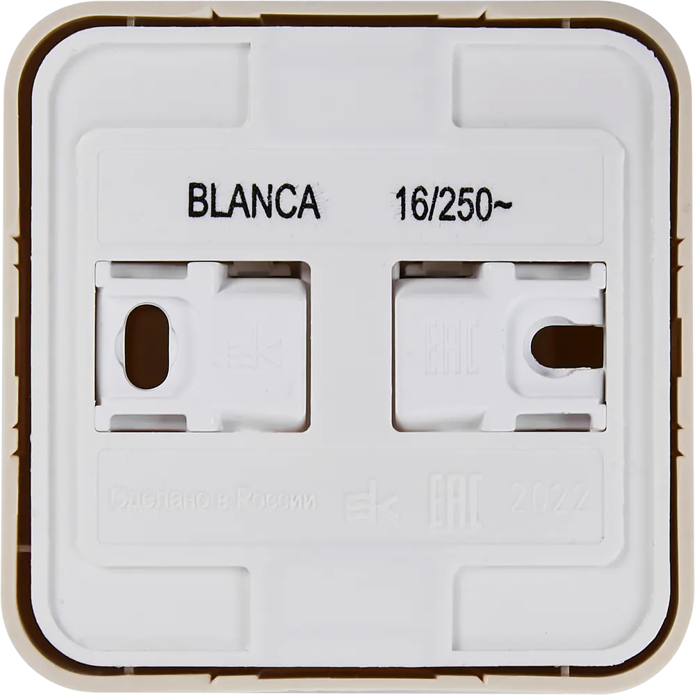 Розетка накладная Schneider Electric Blanca Компакт с заземлением цвет бежевый 86720937 STLM-2020453 SYSTEME ELECTRIC - Вид №3
