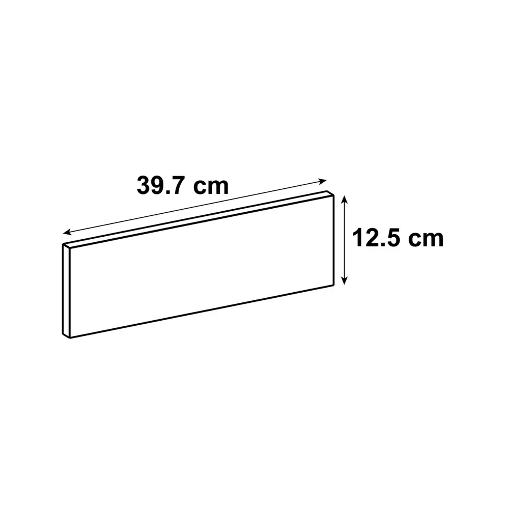 Фасад для кухонного ящика Мегион 39.7x12.5 см Delinia ID МДФ цвет тёмно-серый STLM-2065206 - Вид №5