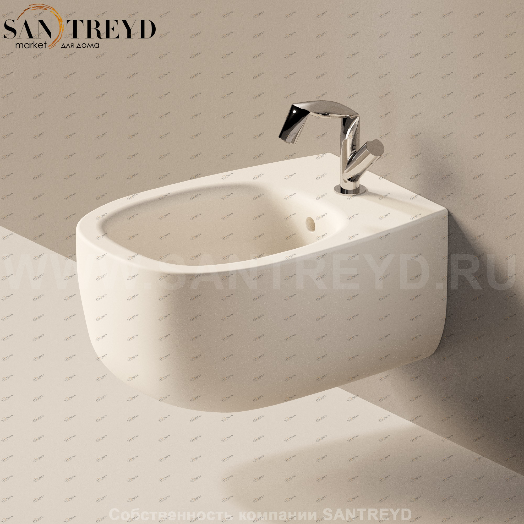 BN2189003 Биде подвесное Bonola Ceramica Flaminia