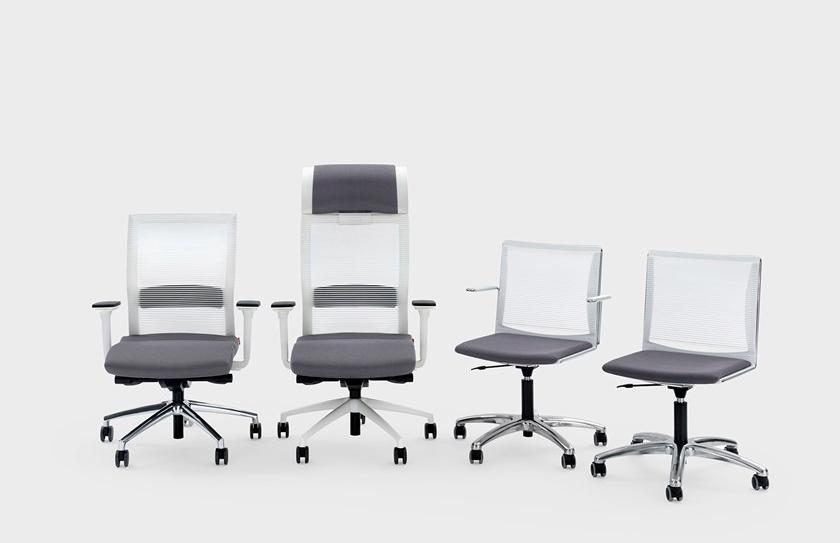 Viganò Офисное кресло на козелке из ткани с подголовником Winner sun-id-1497385 - Вид №4