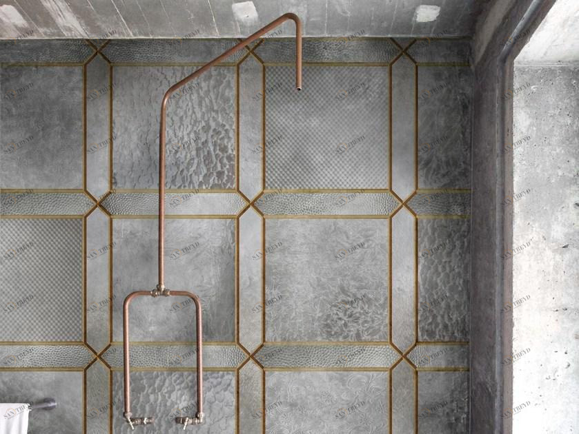 Wall&decò Геометрические обои Wet system 15 sun-id-1461852