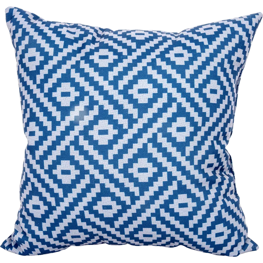 Подушка декоративная «Геометрия» 40х40 см цвет синий SEASONS STLM-2072190