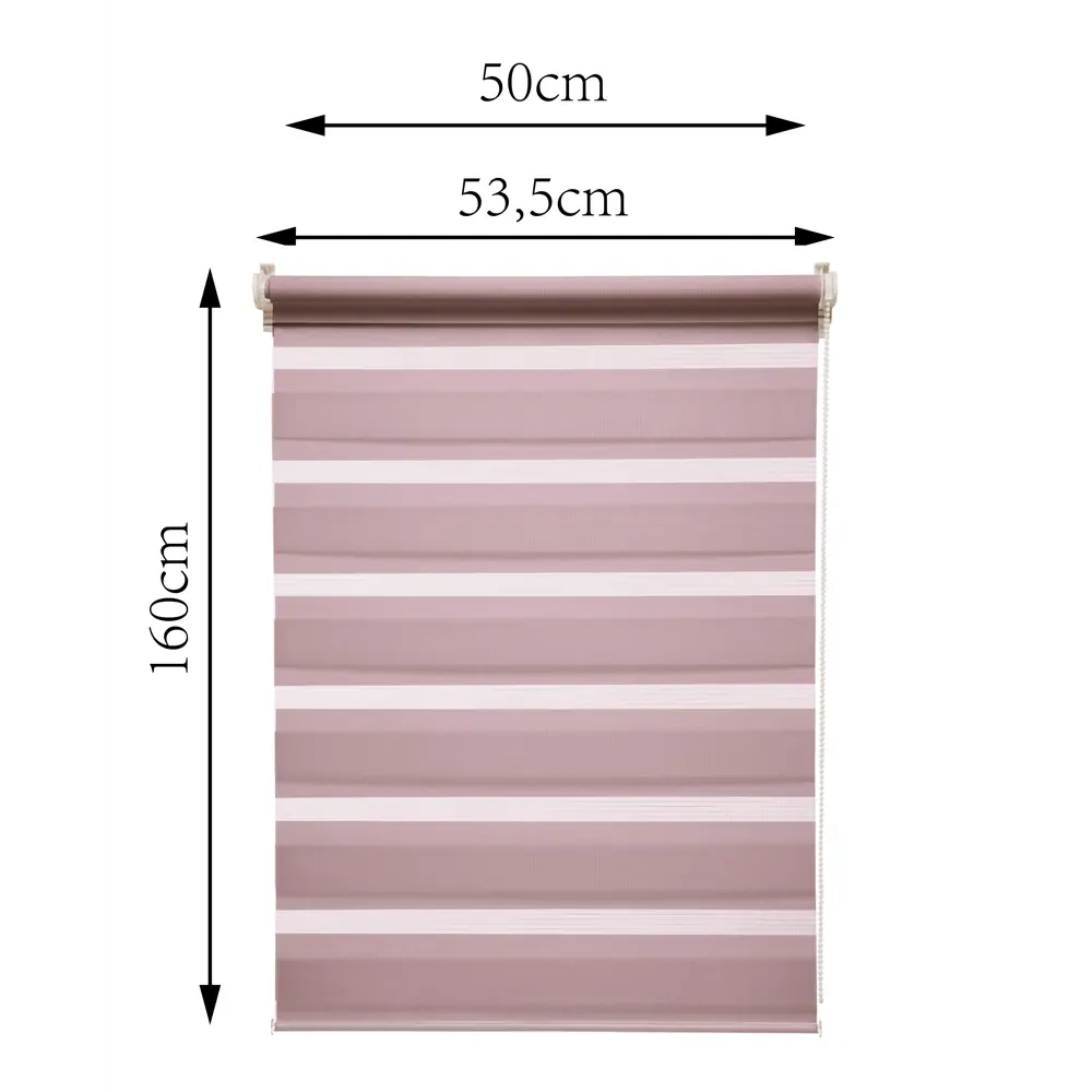 INSPIRE Peter - Рулонная штора день-ночь сиреневого цвета 50×160 см 85225657 STLM-0060091 - Вид №2