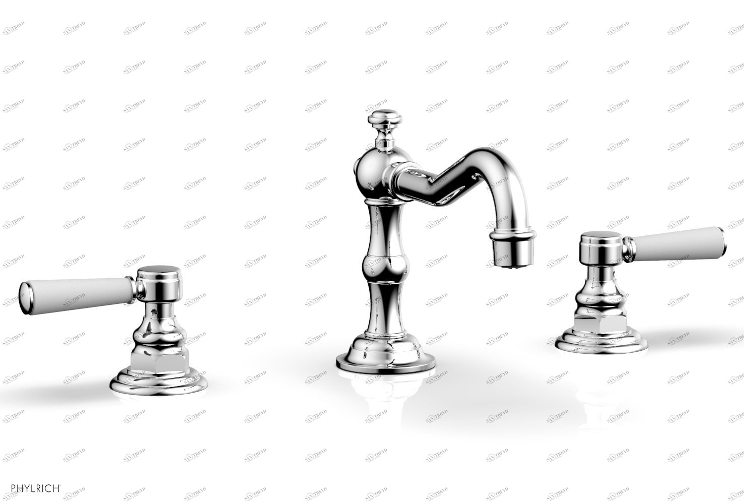 Комплект и ручки HENRI Phylrich  161-02-026X050 Хромированный 