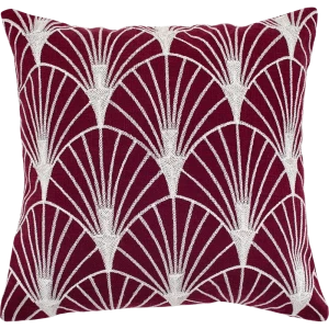 Подушка Great Gatsby Веера 40х40 см цвет красный 83025099 STLM-2196879