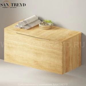 Flaminia BOX Настенная тумба 105 см с 1 ящиком BX435.WQ