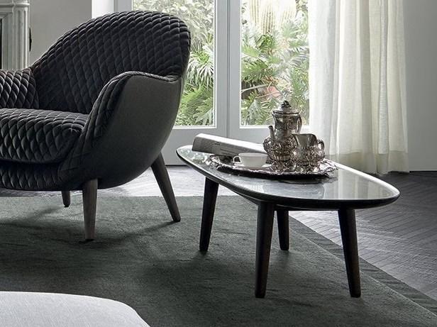 Poliform Низкий мраморный журнальный столик Mad sun-id-1493506 - Вид №1