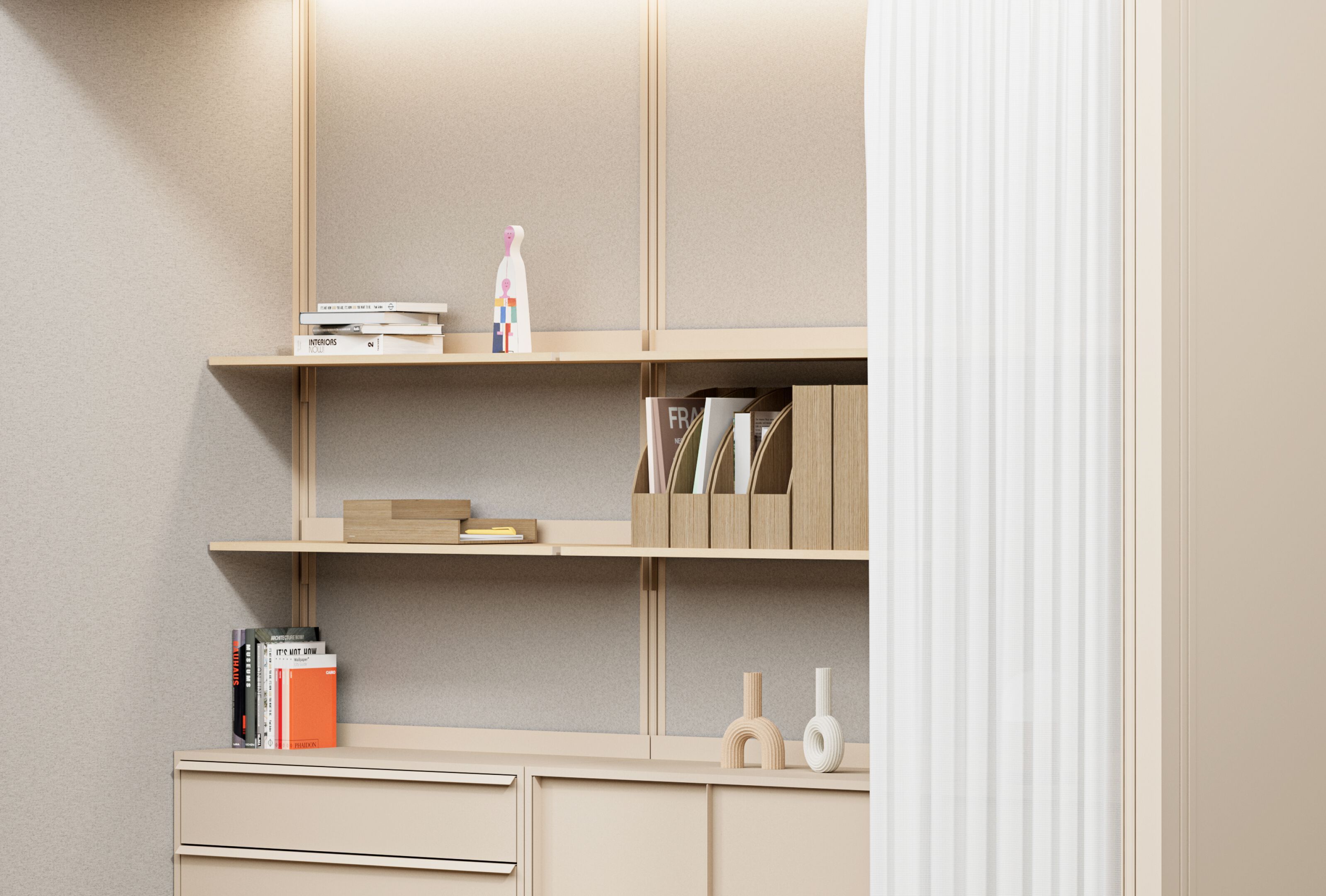 Алюминиевый модульный офисный остров с порошковым покрытием Mute ARCH-00039226 - Вид №1