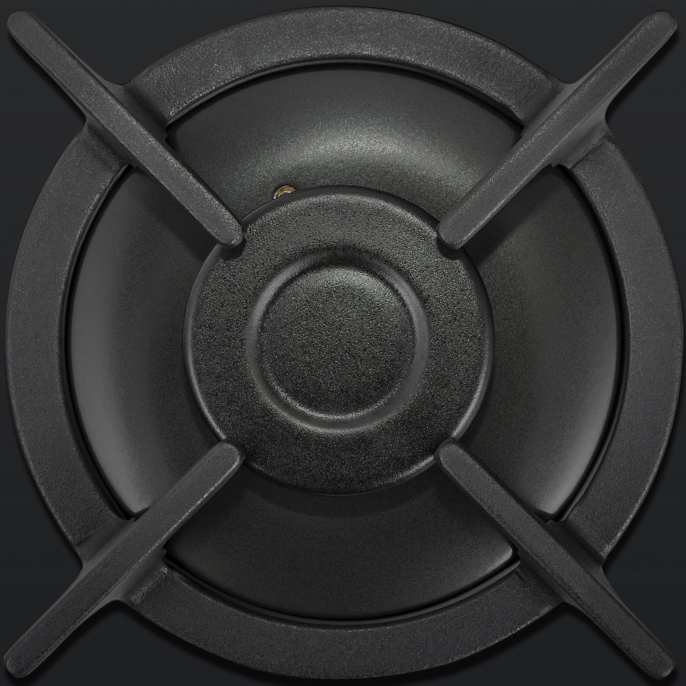 EGHG.32.1CB/G Газовая панель / домино, • тип: газовая 30см • тип установки: независимая • управление: фронтальное, переключатели поворотные • нагревательный элемент: конфорка, 2шт • мощность конфорок, вт: 2600, 1700 • материал исполнения: жаропрочное стек Santreyd  - Вид №9