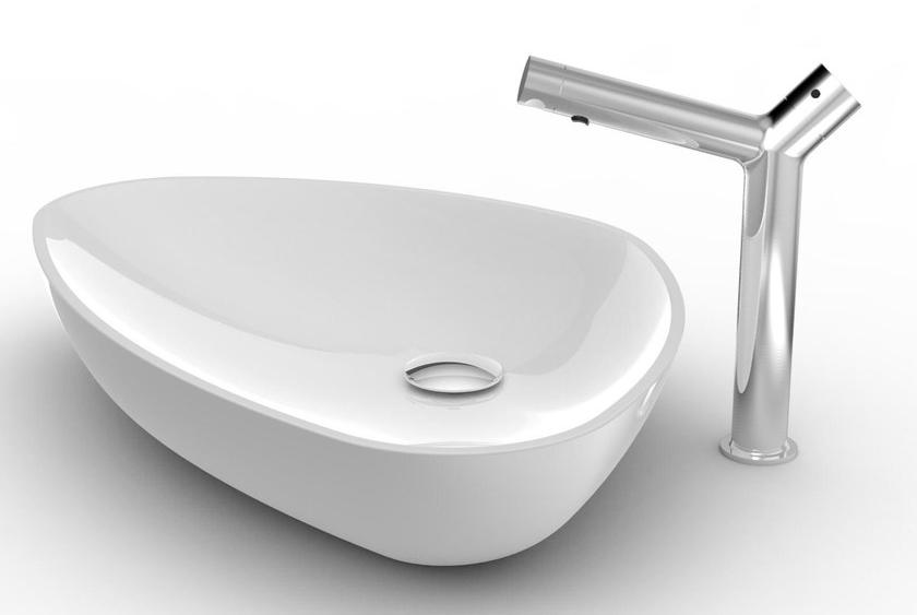 JUSTIME Смеситель для умывальника, однорычажный, из хромированной латуни, с регулируемым изливом Yes 7875-90-80cp - Вид №2