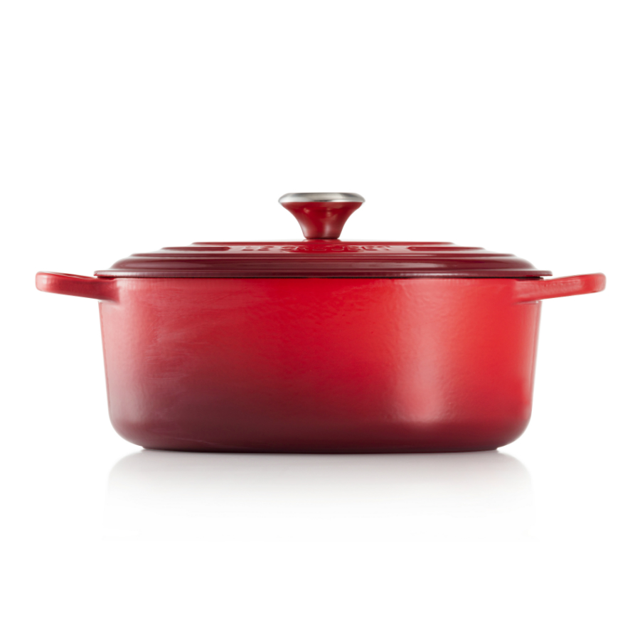 Утятница чугунная Le Creuset, Ø27 см, вишневая 21178270602430 - Вид №3