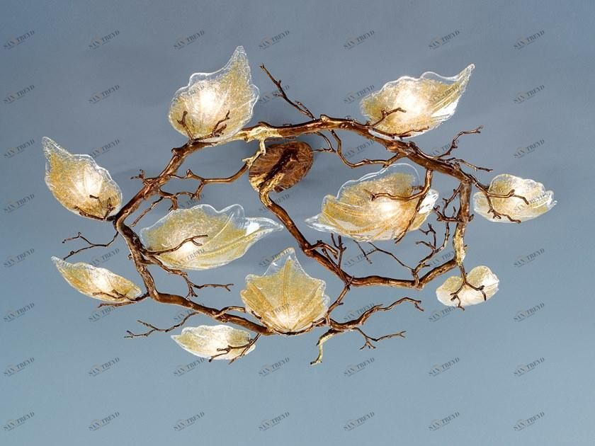 Serip Бронзовый потолочный светильник ручной работы Outono Pl290/10