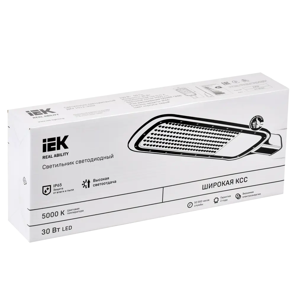 Светильник светодиодный уличный IEK «ДКУ» 30 Вт 5000 К IP65 STLM-2197547 - Вид №6
