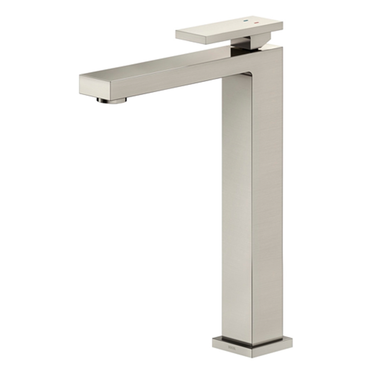 00925444 Однорычажный высокий излив для ванной полированная медь Docol NEW EDGE 