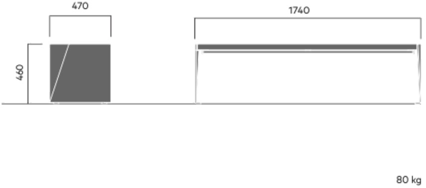 VESTRE Модульная скамья из стали и дерева без спинки Bloc sun-id-1405840 - Вид №7
