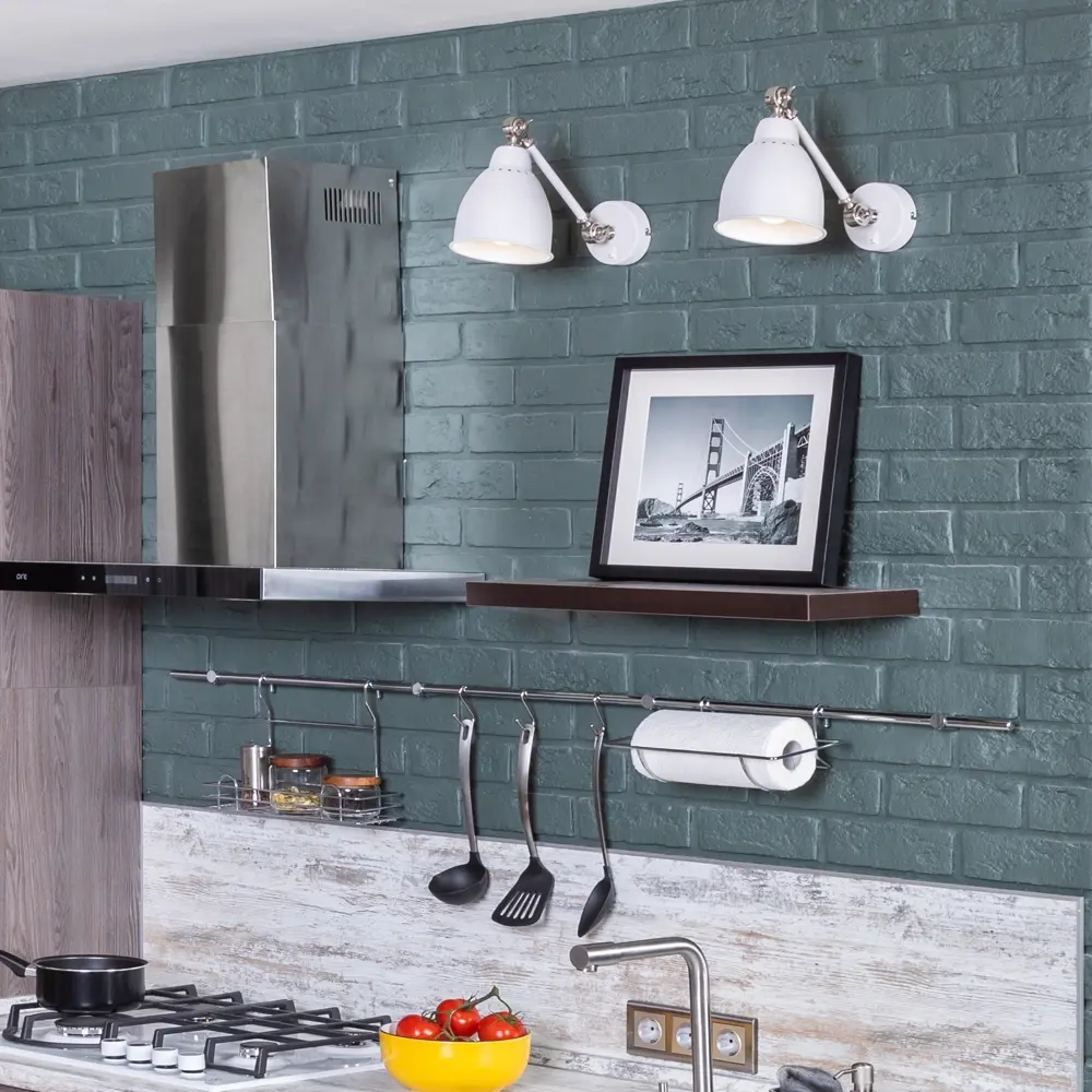 Бра Braccio 1xE27x60 Вт цвет белый матовый Arte Lamp STLM-2184411 - Вид №8