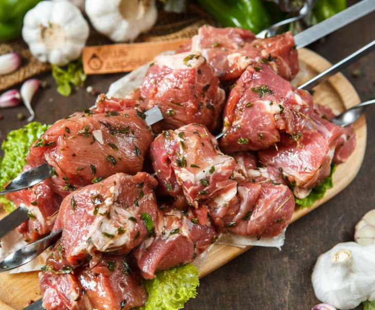 6262 Шашлык из свиной шейки в чесночном маринаде Вкусляндия  - Вид №3