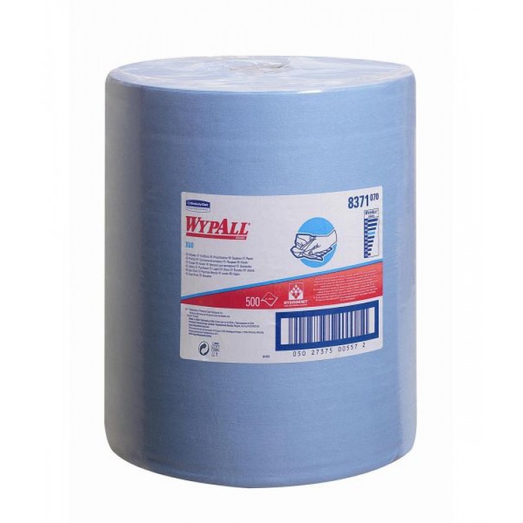 8371 Kimberly Clark Нетканый протирочный материал рулонный Kimberly-Clark WypAll X60 8371 1-слойный 1 рулон 190 м 