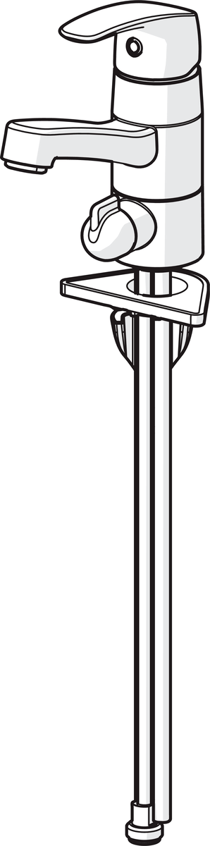 Oras 1013 Смеситель для умывальника с клапаном 1013 Safira Хром  - Вид №2