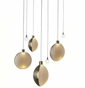 DCW éditions Светодиодный подвесной светильник из латуни Éric de dormael