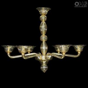 1175 ORIGINALMURANOGLASS Люстра Рим - Либерти - муранское стекло OMG  см