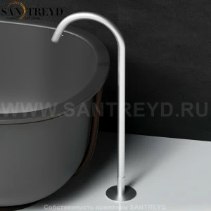 Смеситель ARUB1450000SP FEZ для ванны хромированный матовый