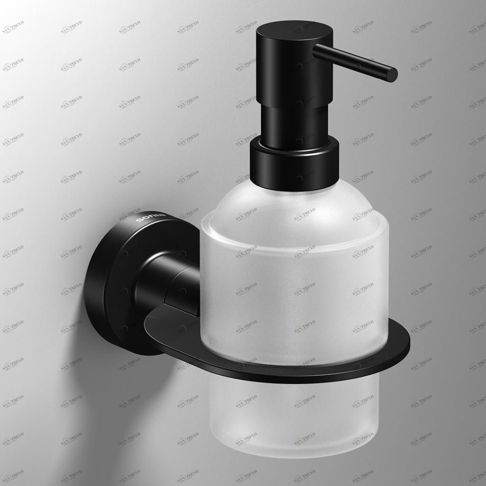 Sonia Дозатор для жидкого мыла настенный Tecno Project Черный 166244