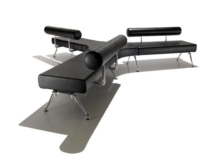 Кожаная скамья со спинкой Kastel Kuros ARCH-00087867 - Вид №7