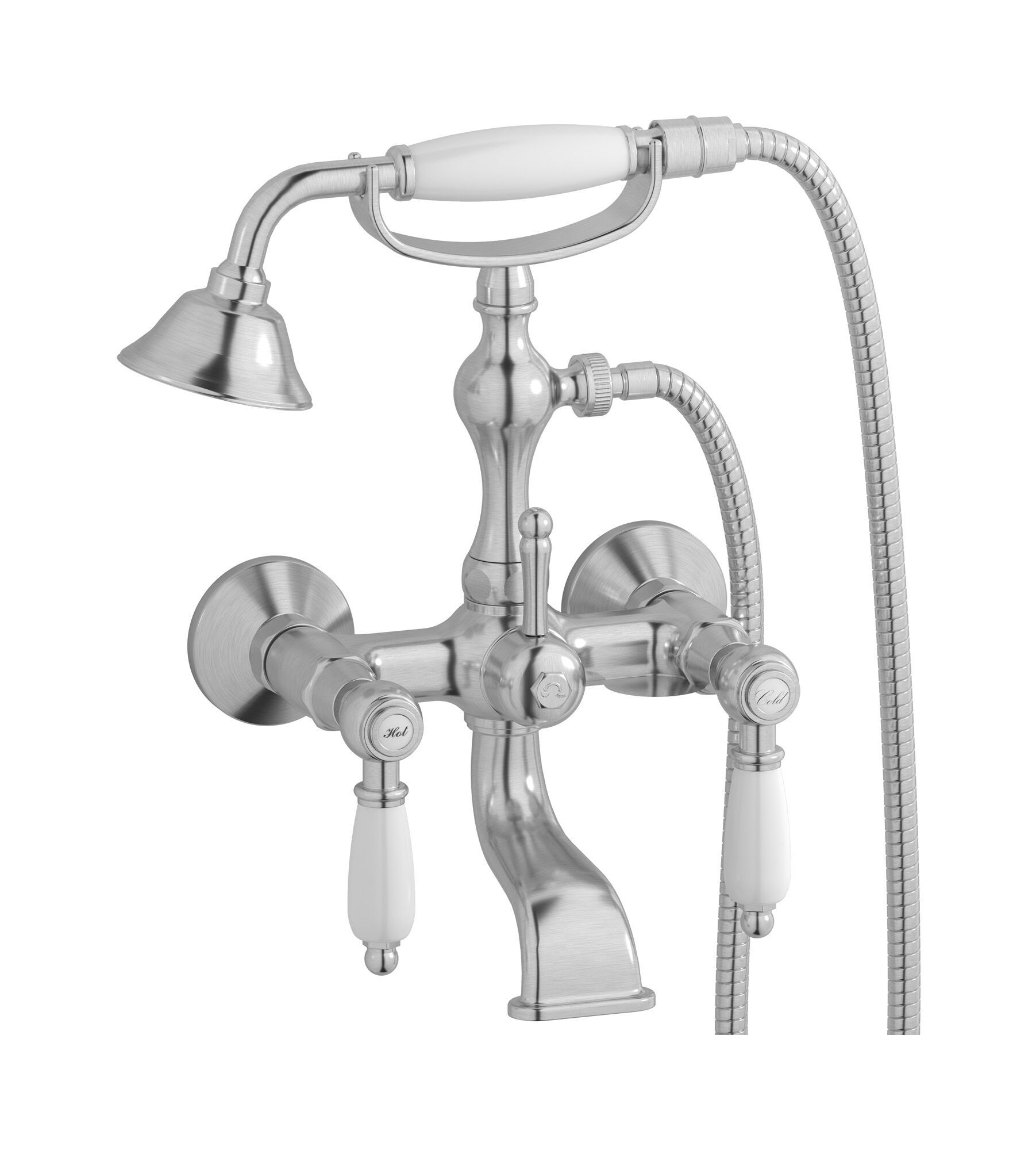 Наружный настенный смеситель для ванны с ручным душем IB Hermes + Hermes Elle ARCH-00034550 - Вид №7