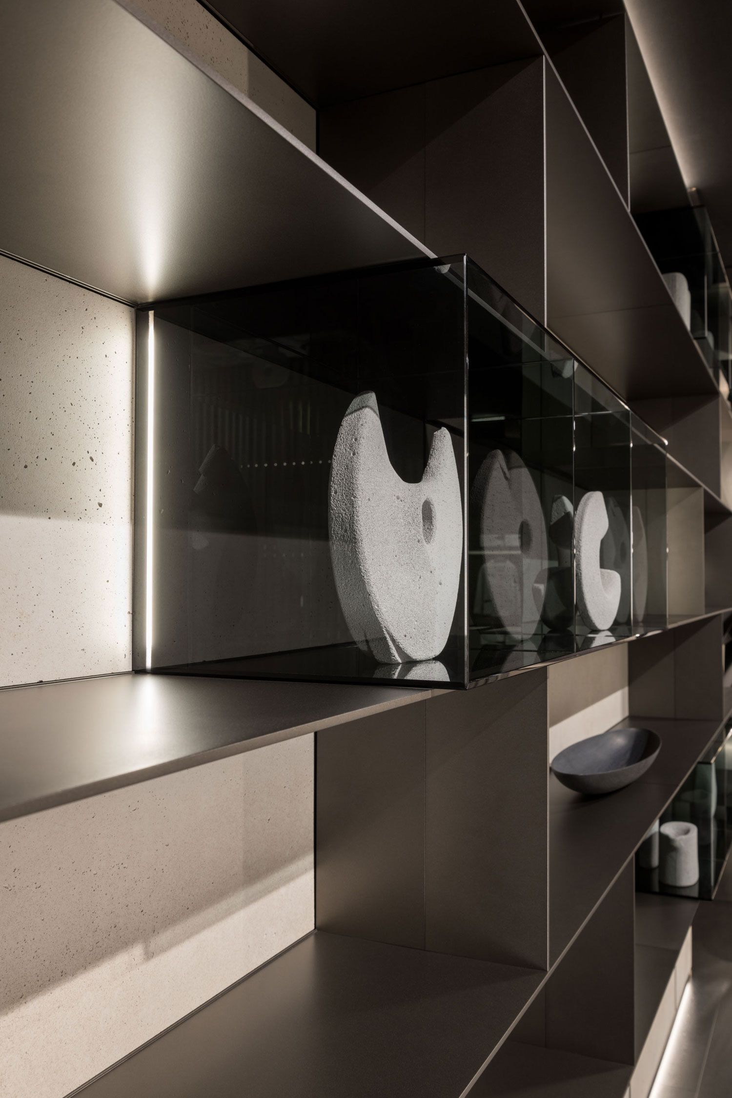 Модульная стена установленная оборудованная стена MisuraEmme PUZZLE ARCH-00071394 - Вид №3