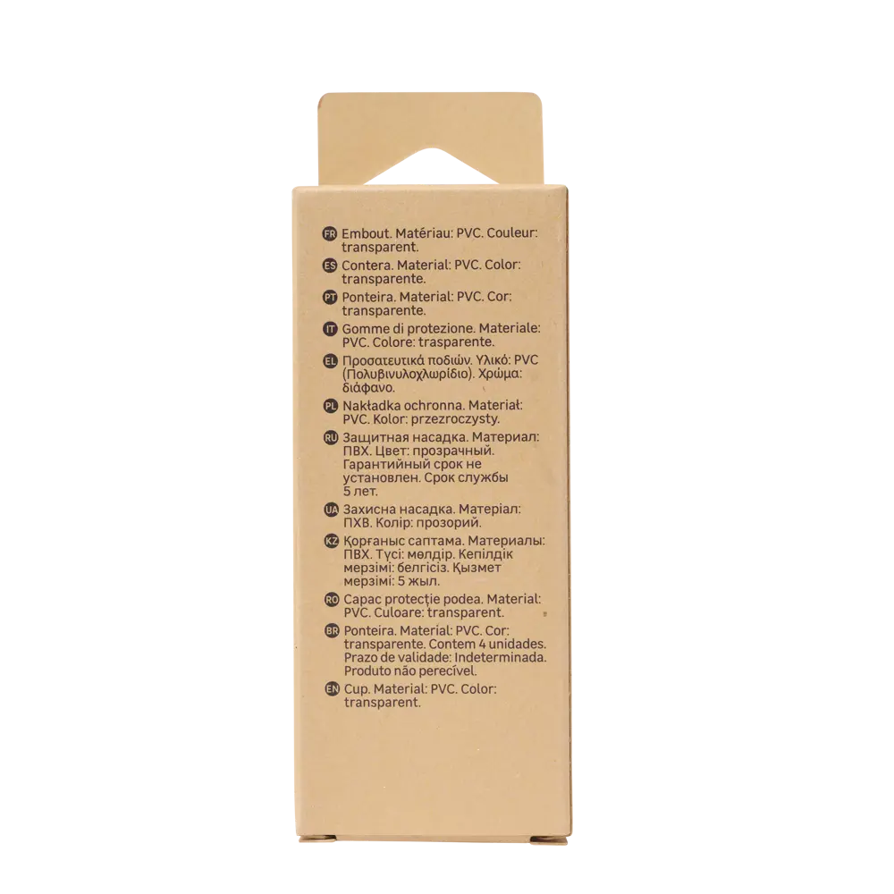 Насадка Standers пластик 30 мм цвет прозрачный 4 шт STLM-2182270 - Вид №2