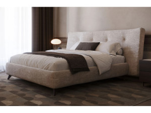 Двуспальная кровать для хранения ткани