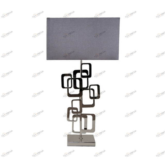 Настольная лампа Florence 5147 PUSHA ИНТЕРЬЕРНЫЕ 061823 Серый;хром 