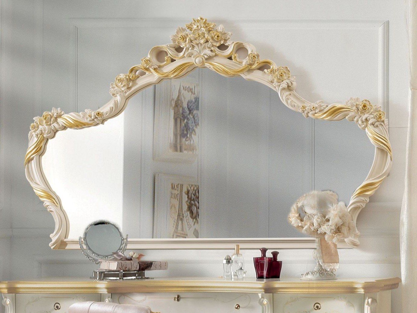 Прямоугольное зеркало с рамой стены CASA +39 Шопен ARCH-00070704