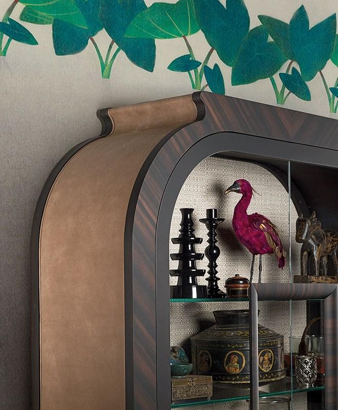 Prestige Витрина из стекла и дерева в стиле модерн Gran duca Cvc044 - Вид №4